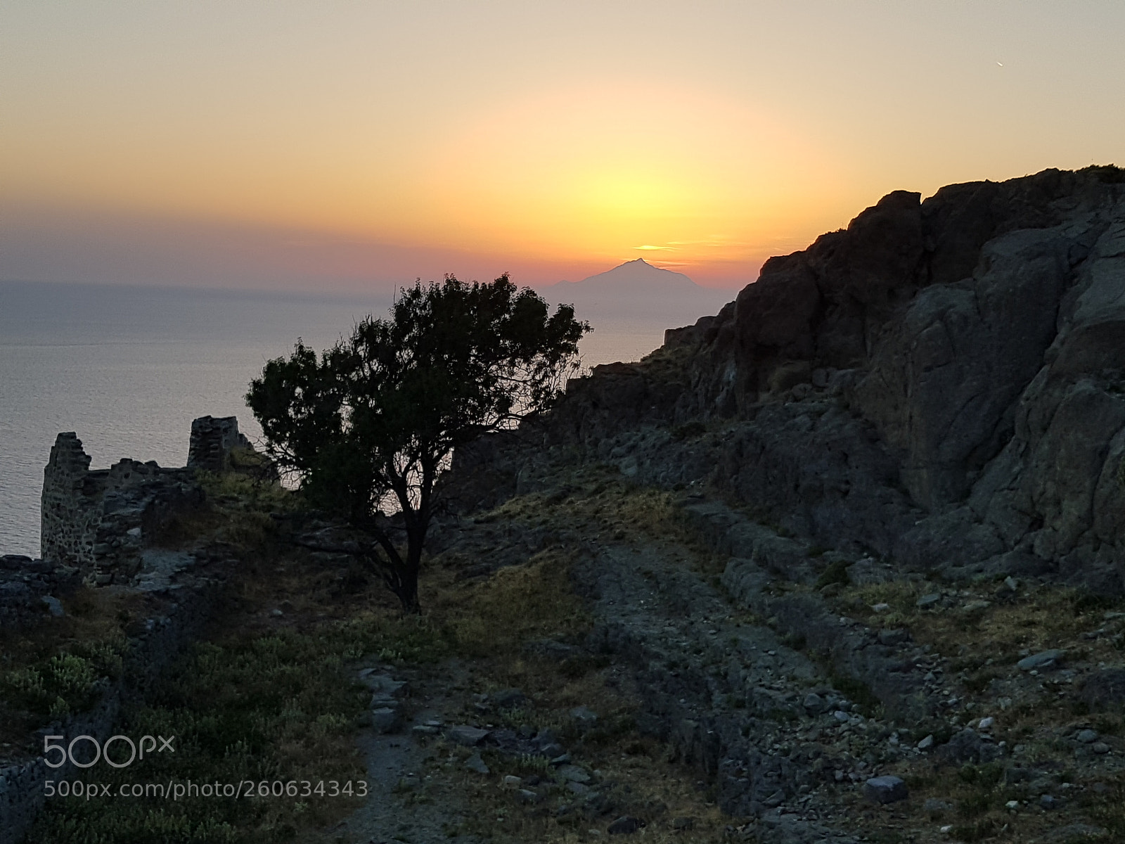 Samsung Galaxy S7 sample photo. Sunset in lemnos photography