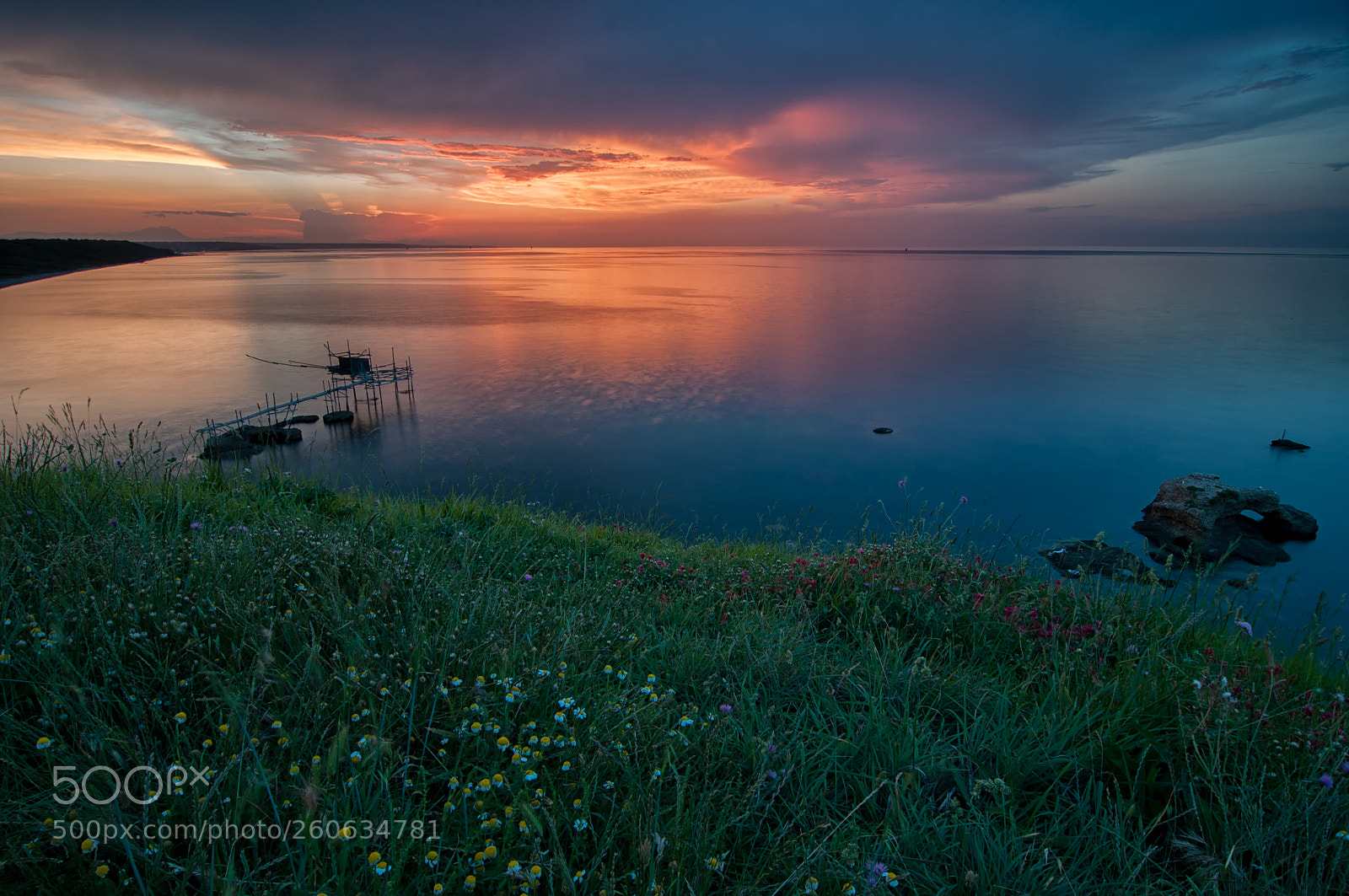 Nikon D90 sample photo. Sunset on punta aderci photography