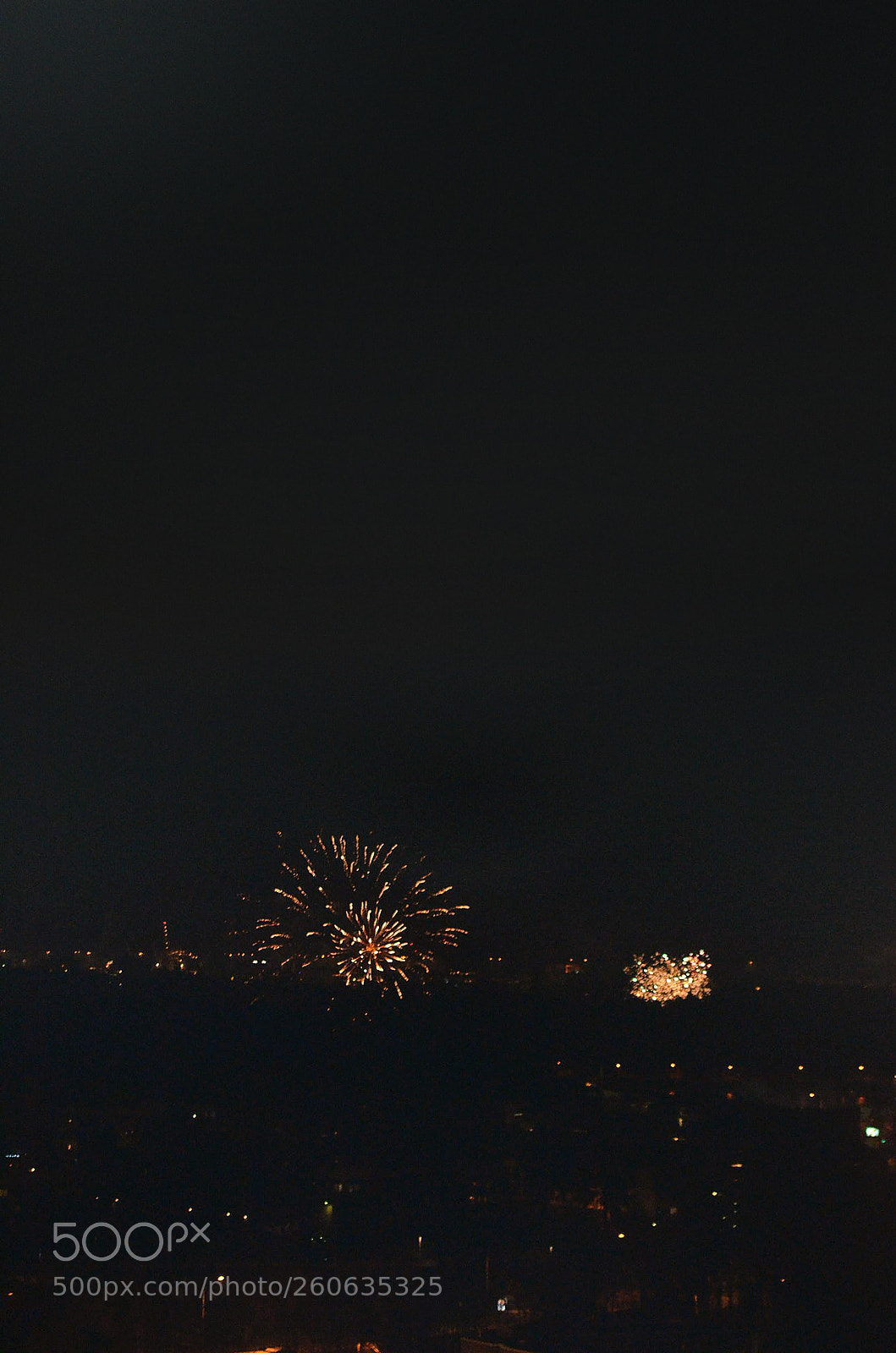 Nikon D5100 sample photo. Fireworks over the city photography
