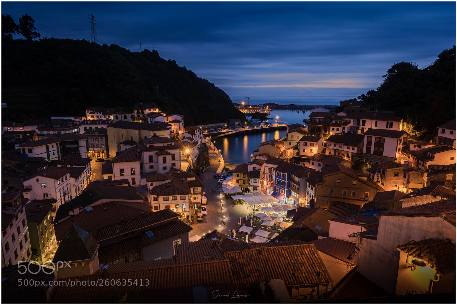 Sony a7 III sample photo. Cudillero at night  photography