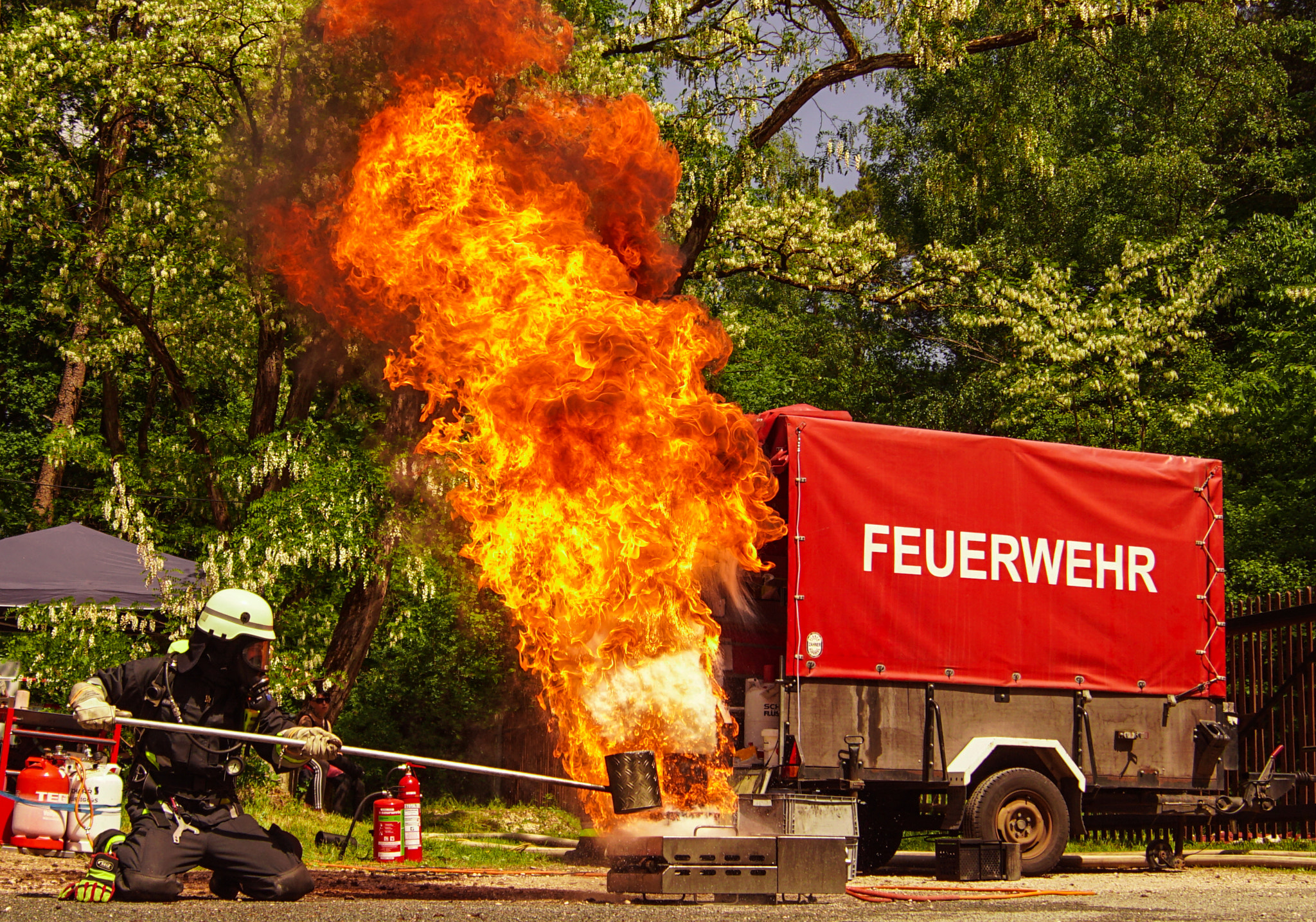 Sony SLT-A68 sample photo. Firefighter photography