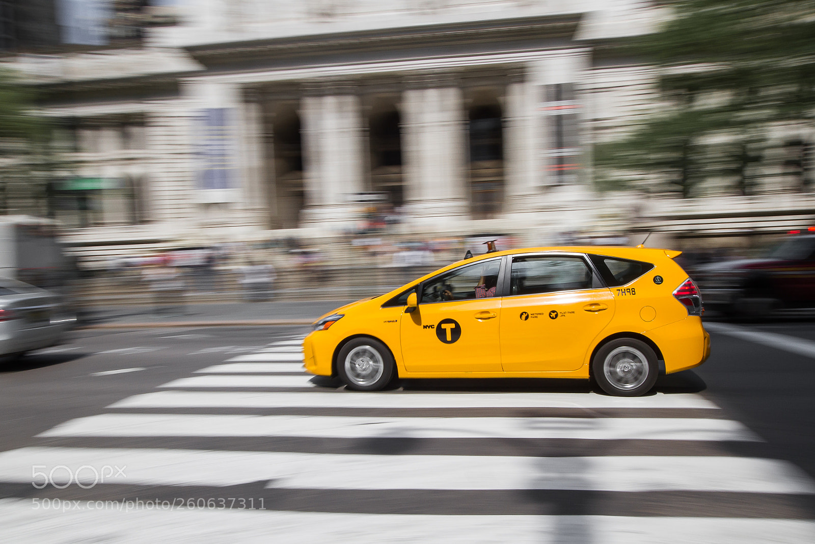 Canon EOS 7D sample photo. Cab passing photography