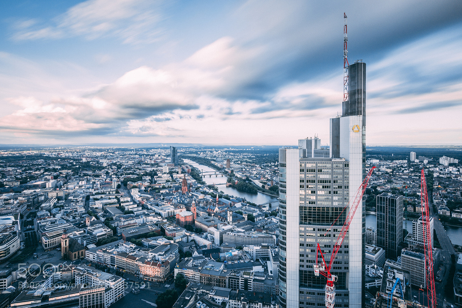 Canon EOS 600D (Rebel EOS T3i / EOS Kiss X5) sample photo. Maintower, frankfurt, germany photography