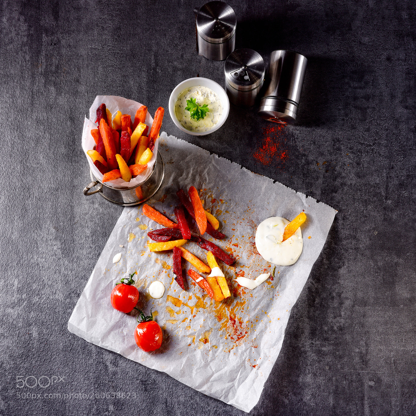 Nikon D810 sample photo. Vegetable french fries with photography