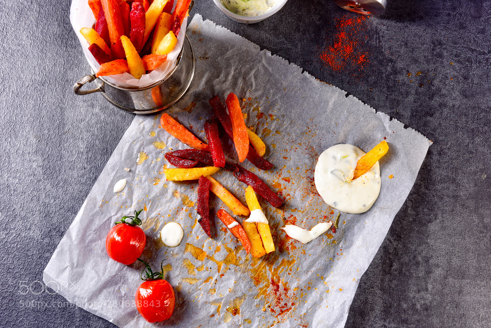 Nikon D810 sample photo. Vegetable french fries with photography