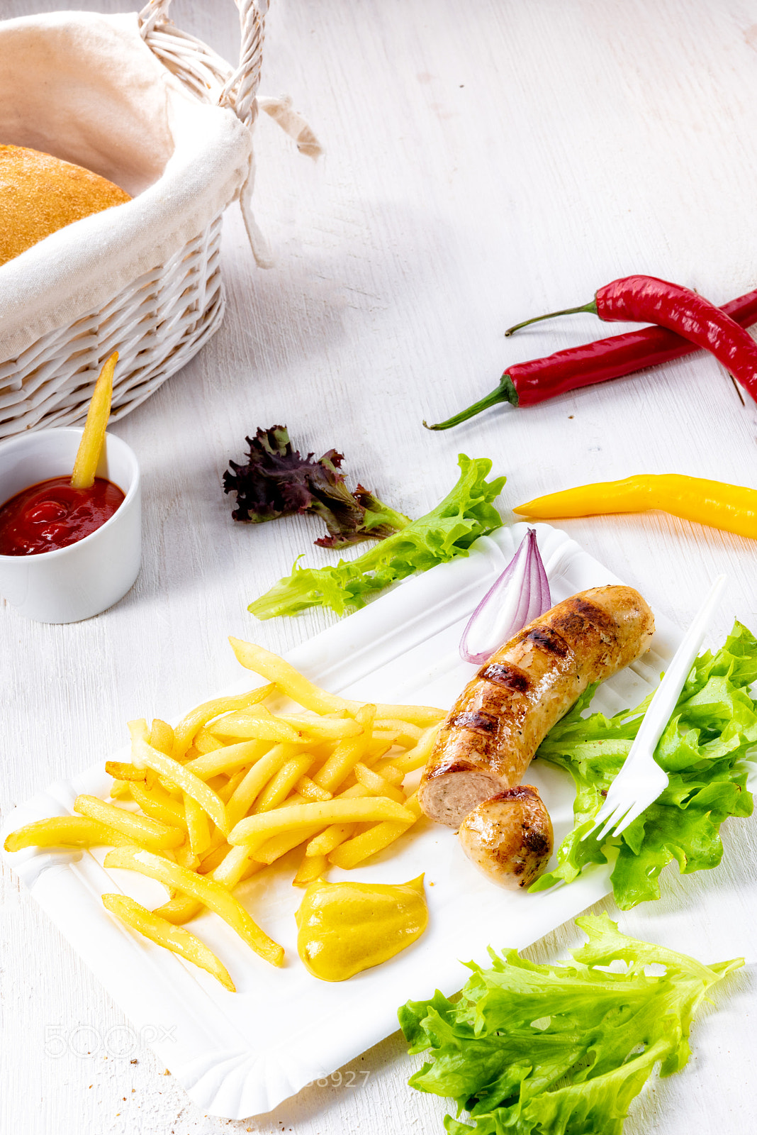 Nikon D810 sample photo. Delicious grilled bratwurst with photography