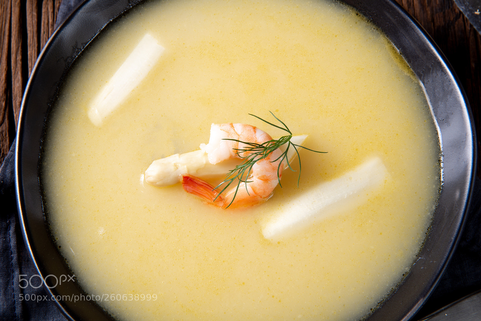 Nikon D810 sample photo. Delicious asparagus cream soup photography
