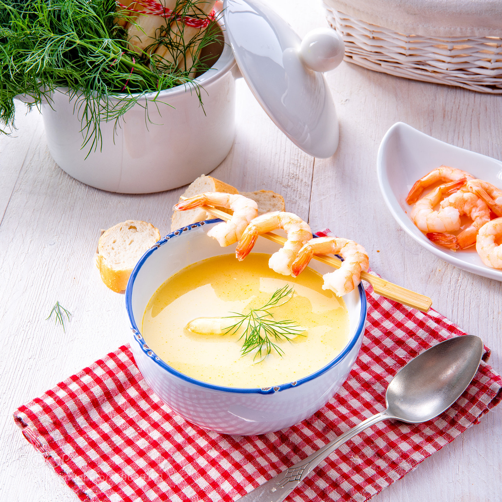 Nikon D810 sample photo. Rustic asparagus soup with photography