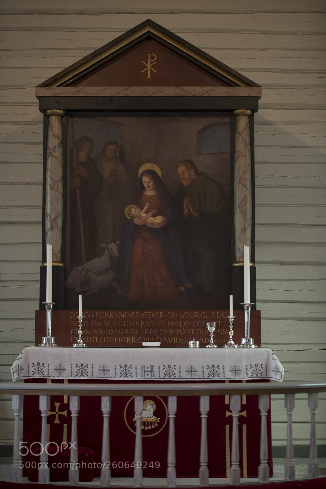Nikon D850 sample photo. Altertavle reine kirke photography