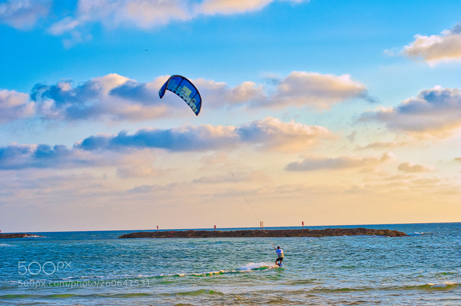 Nikon D3100 sample photo. Kite surfing photography