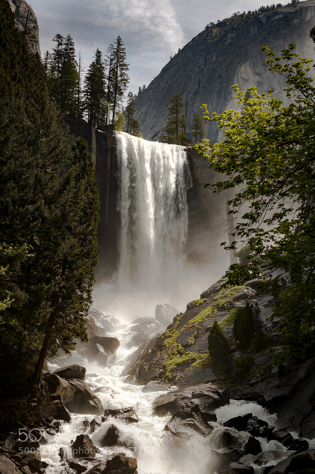 Canon EOS 5D sample photo. The mist trail, yosemite. photography