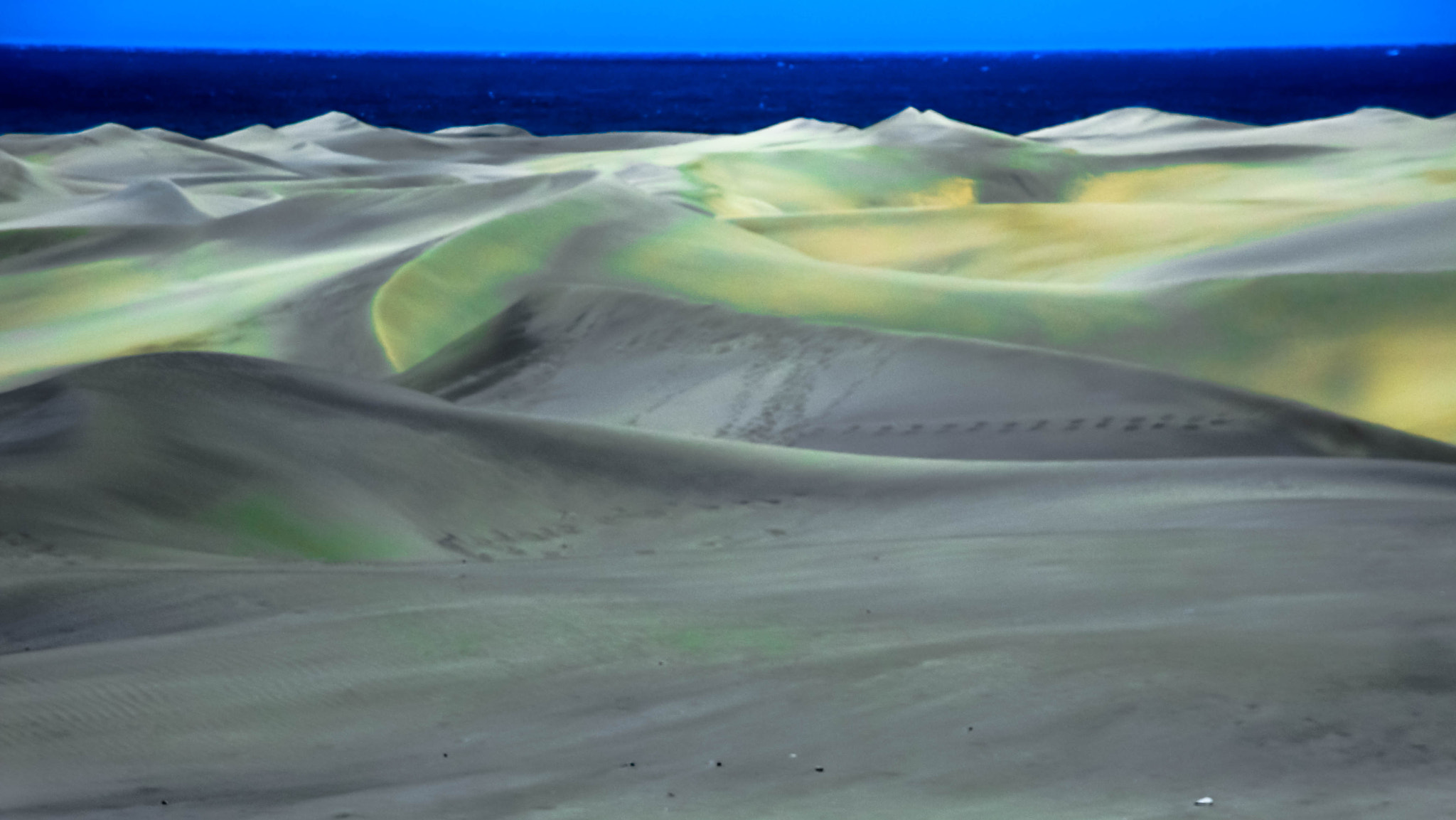 Sony DSC-W270 sample photo. Sea glowing sand dunes photography