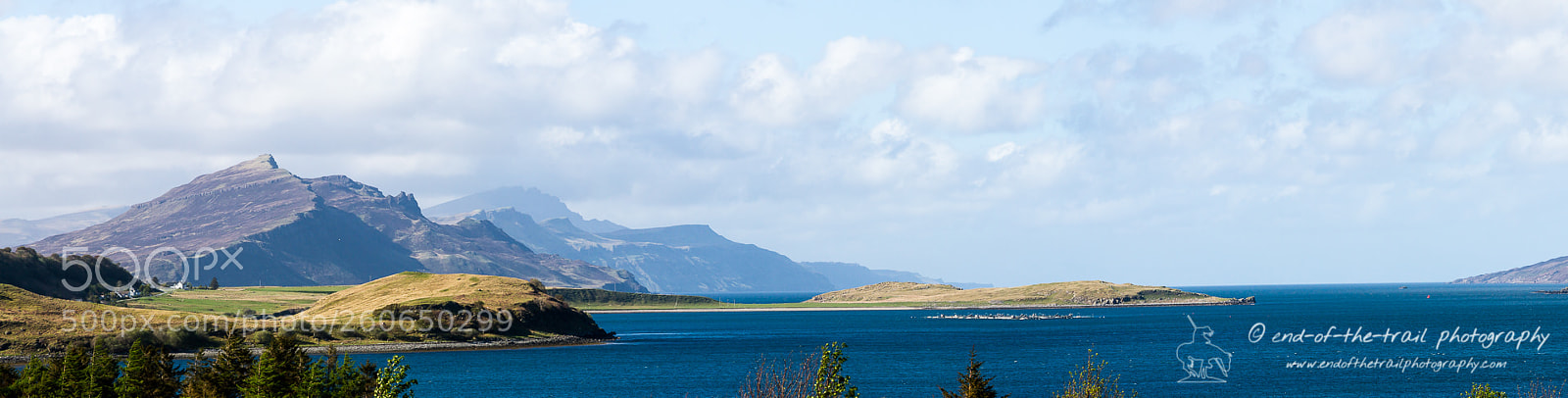Canon EOS 7D sample photo. Trotternish peninsula from loch photography