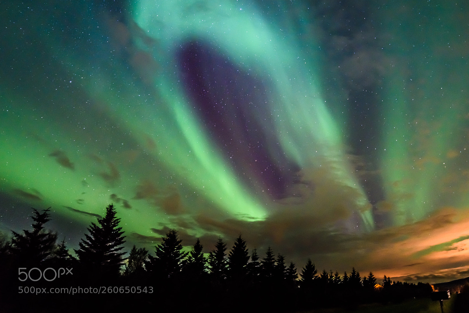 Nikon D810 sample photo. Northern lights photography