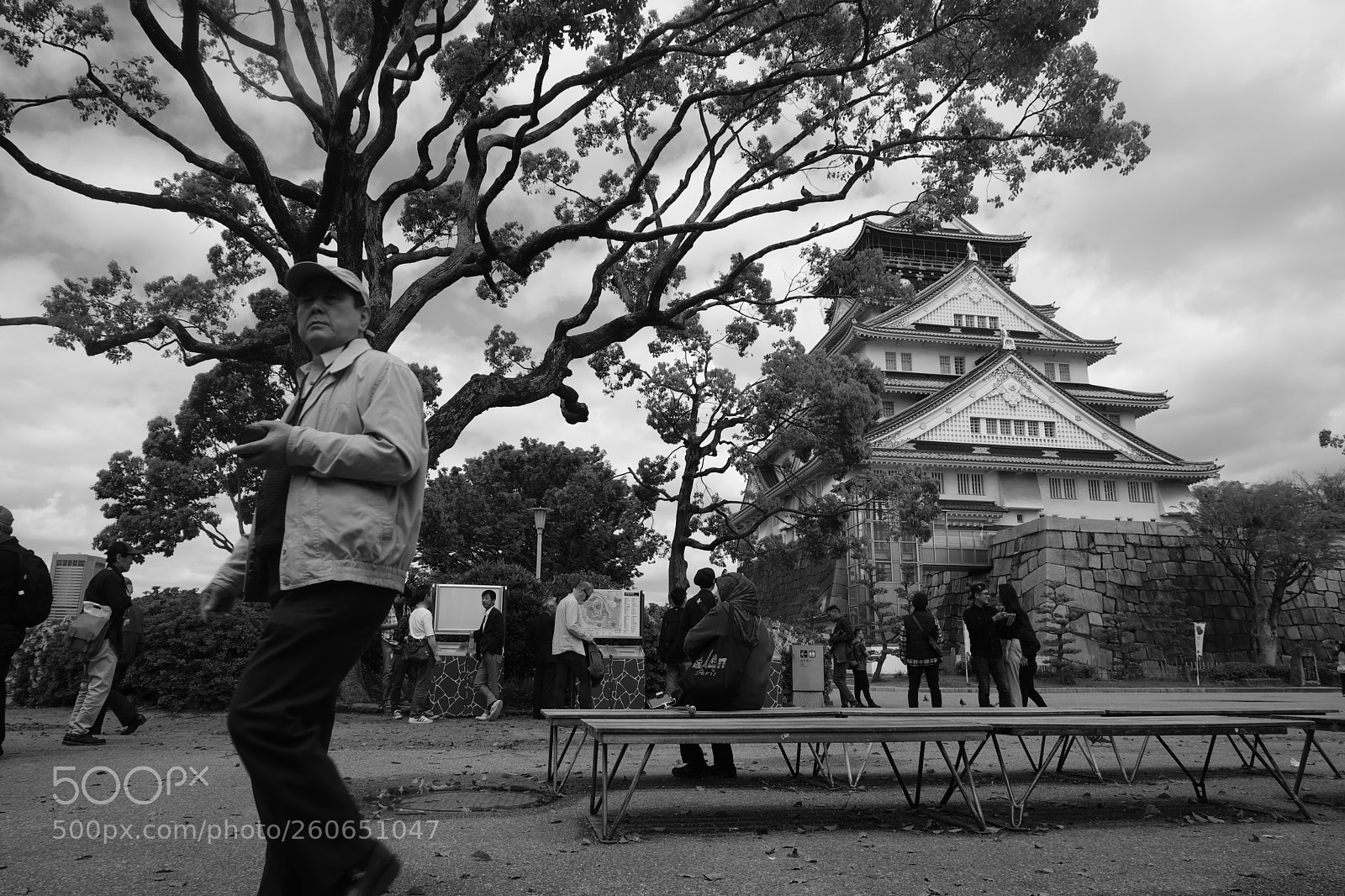 Fujifilm X-T20 sample photo. Osaka castle photography