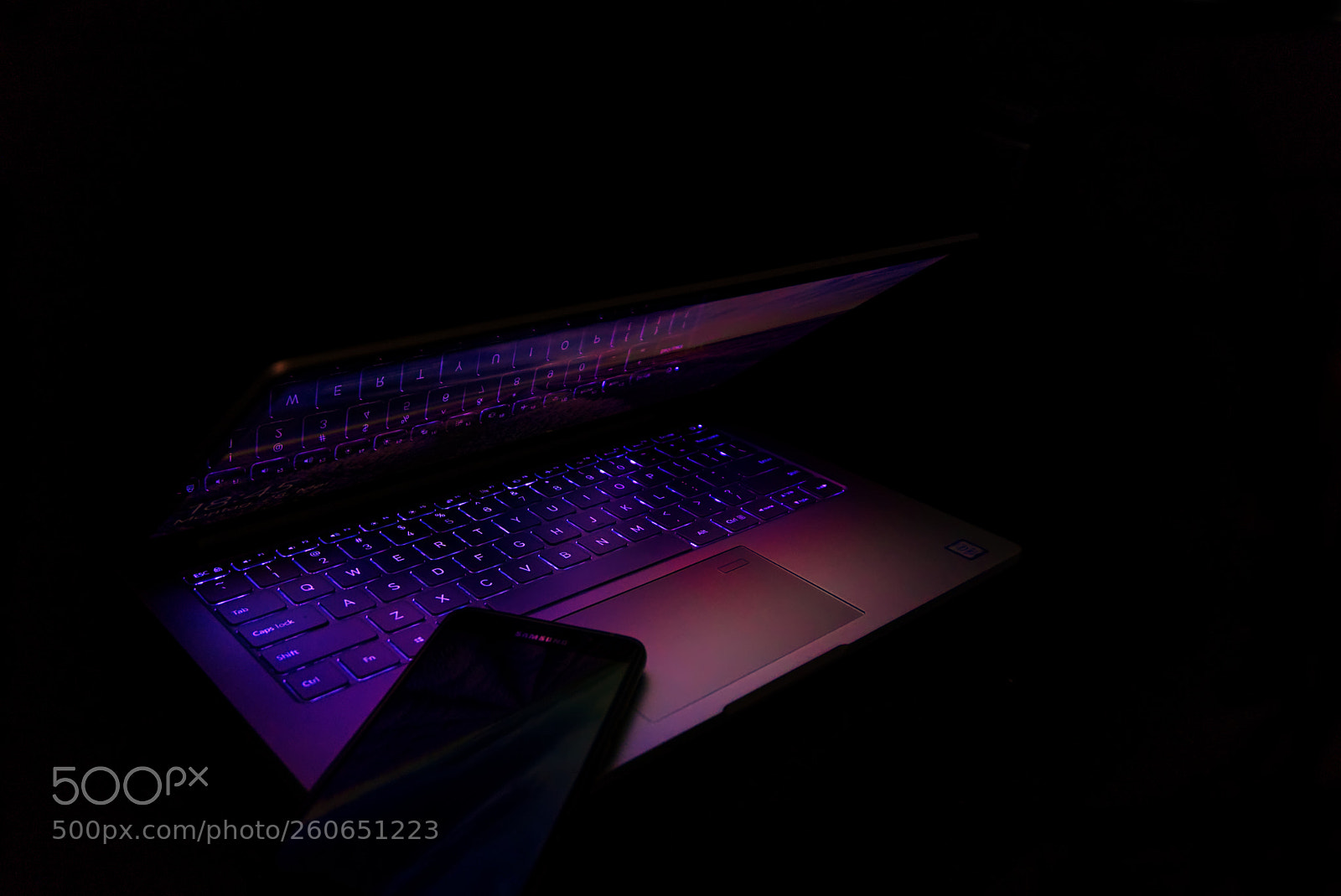 Sony a6000 sample photo. Laptop color photography