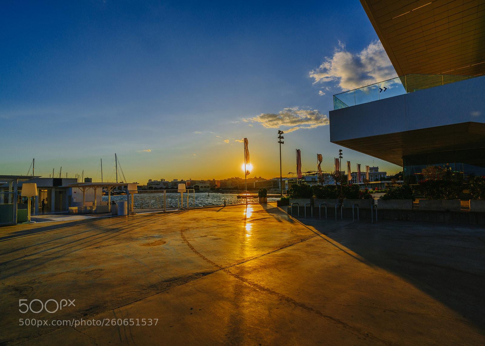Sony a7R II sample photo. Sunset on the waterfront photography