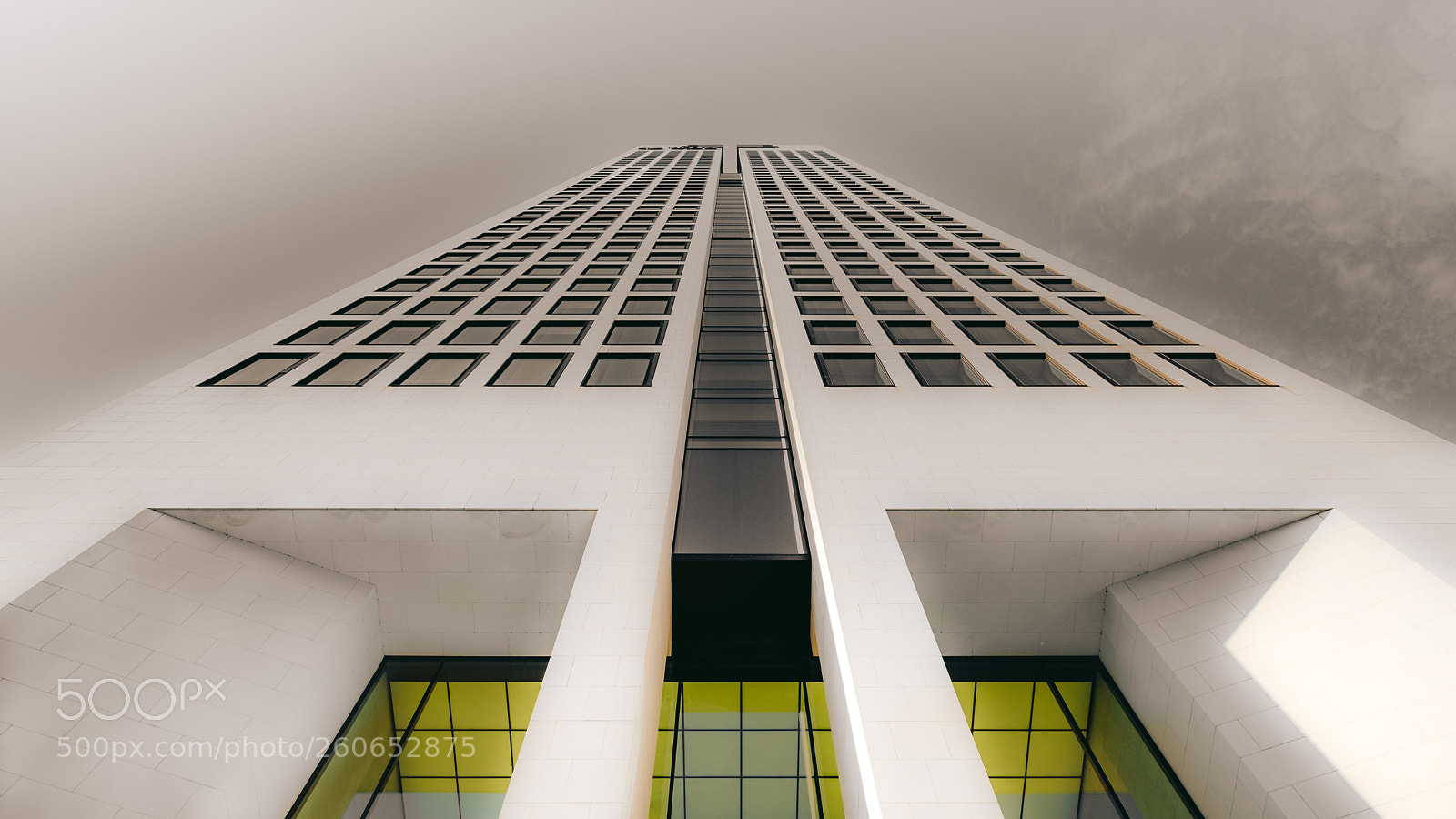 Fujifilm X-H1 sample photo. Clean architecure meets green photography