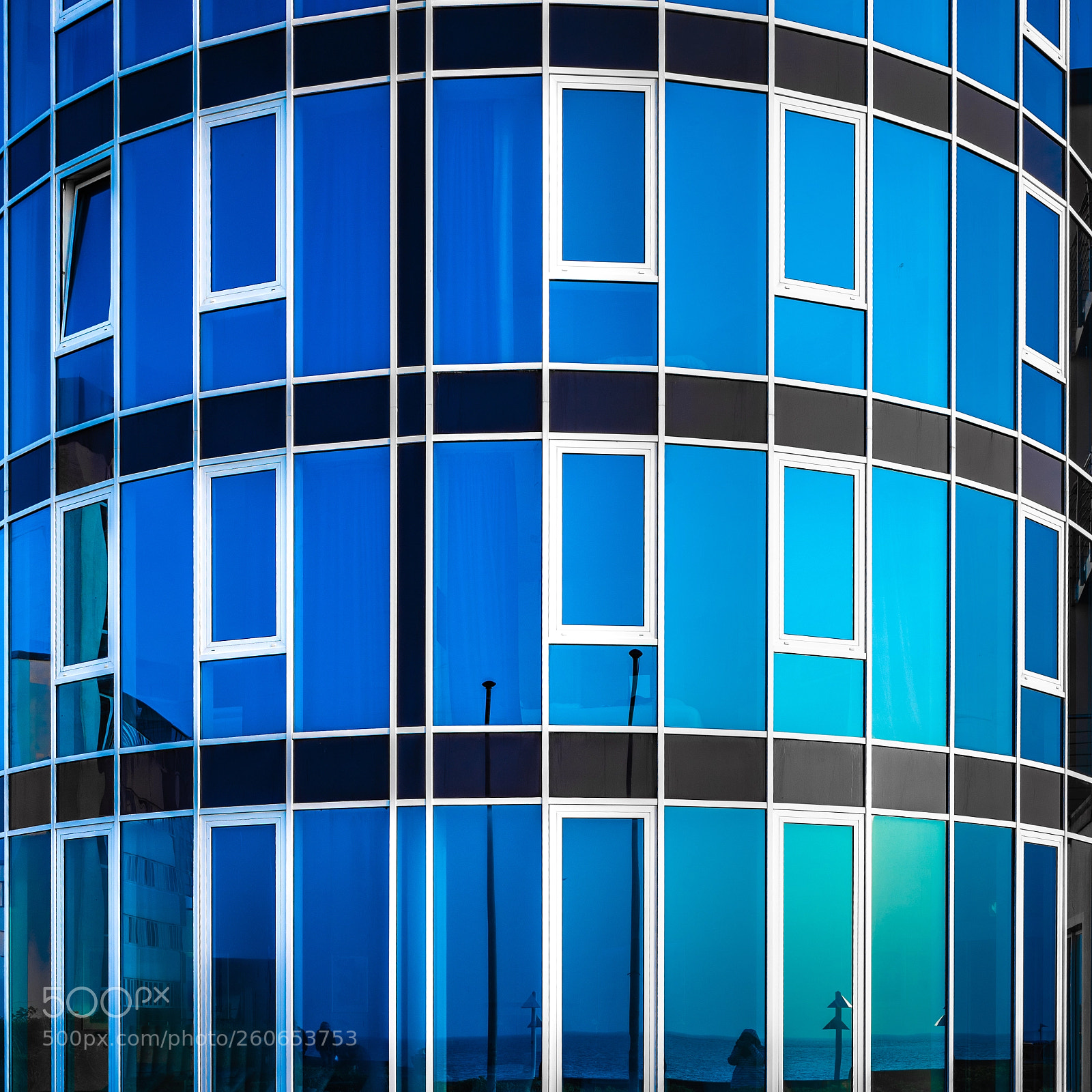 Nikon D810 sample photo. Blue glas front photography