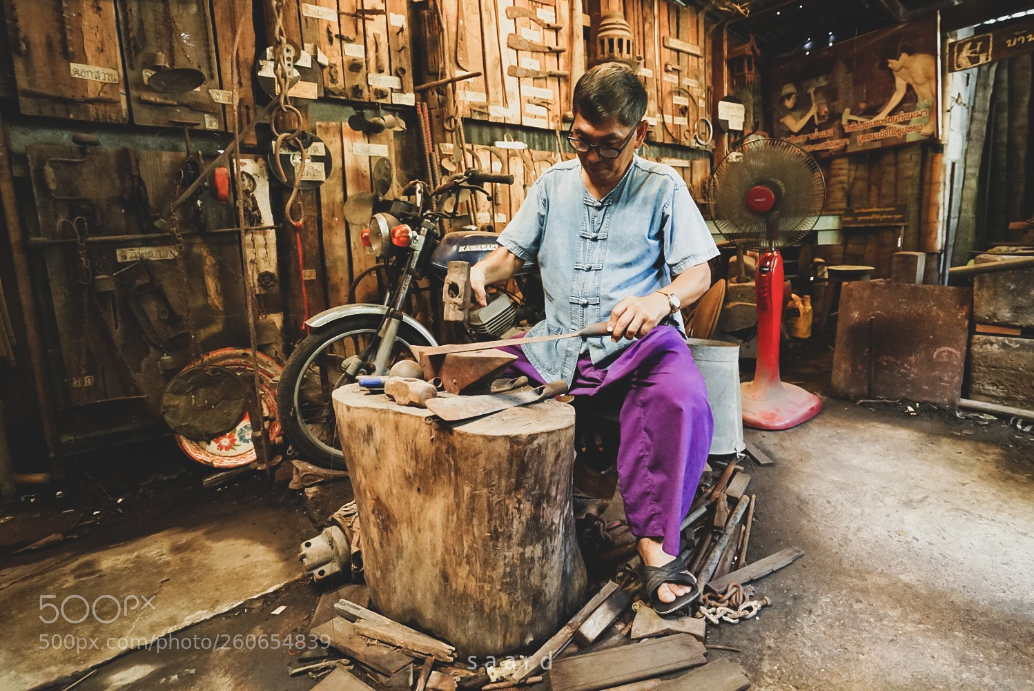 Sony a7 II sample photo. Blacksmith photography