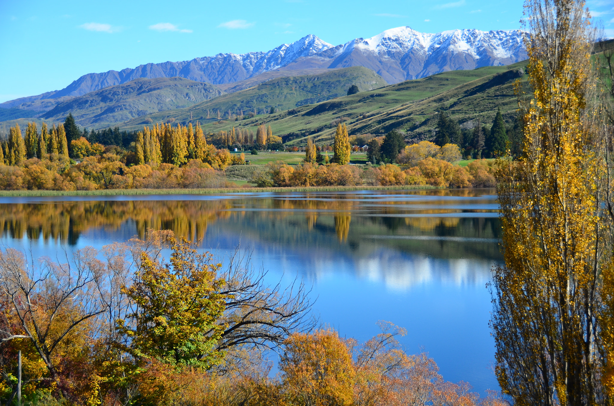 Nikon D7000 sample photo. Lake hayes.  new zealand photography