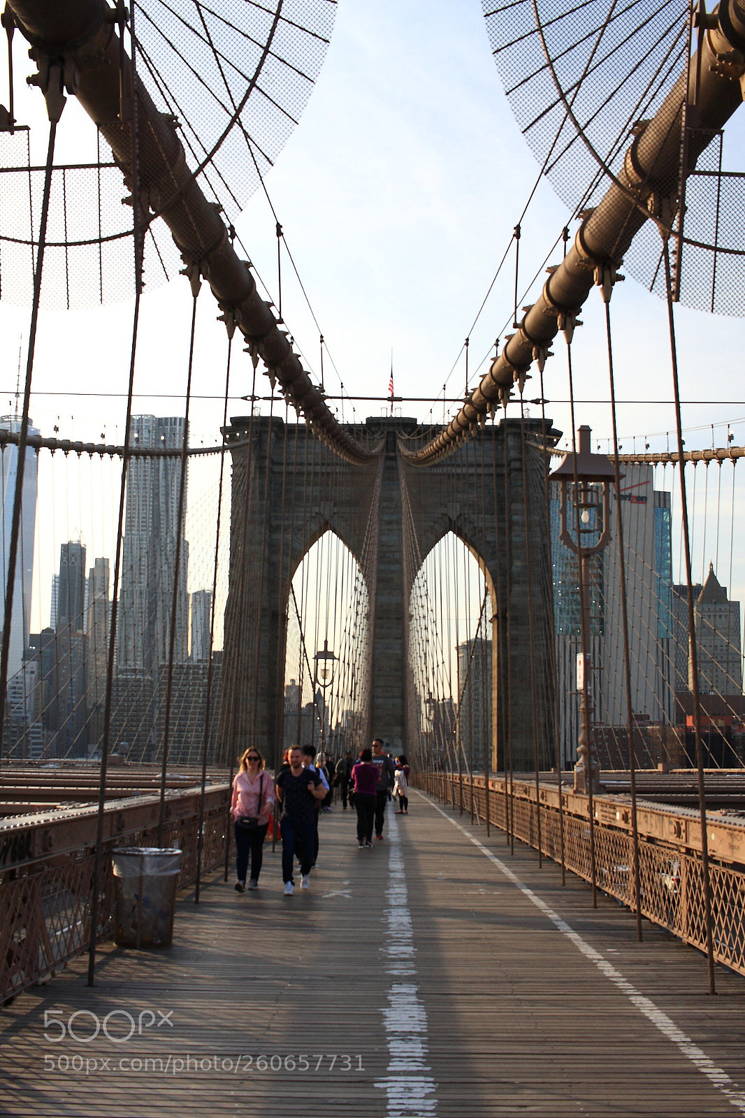 Canon EOS 40D sample photo. Brooklyn bridge photography