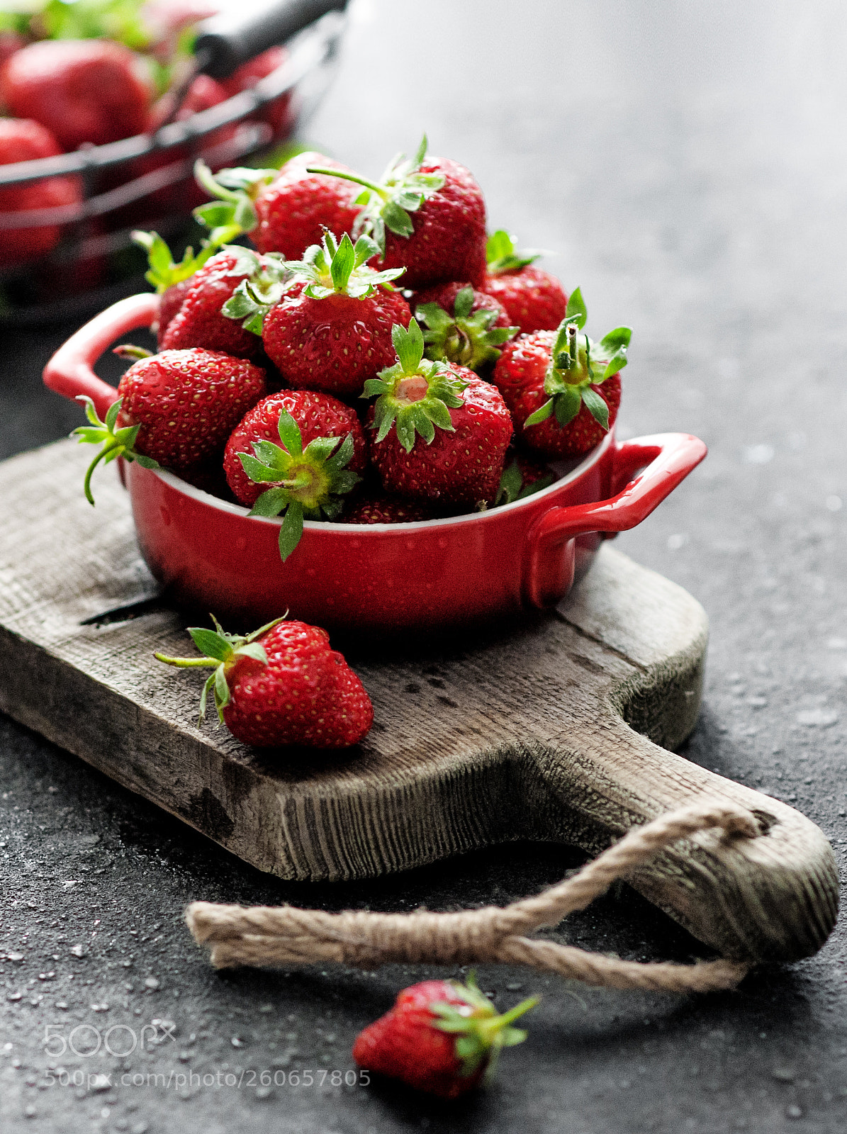 Nikon D700 sample photo. Bowl of strawberries photography