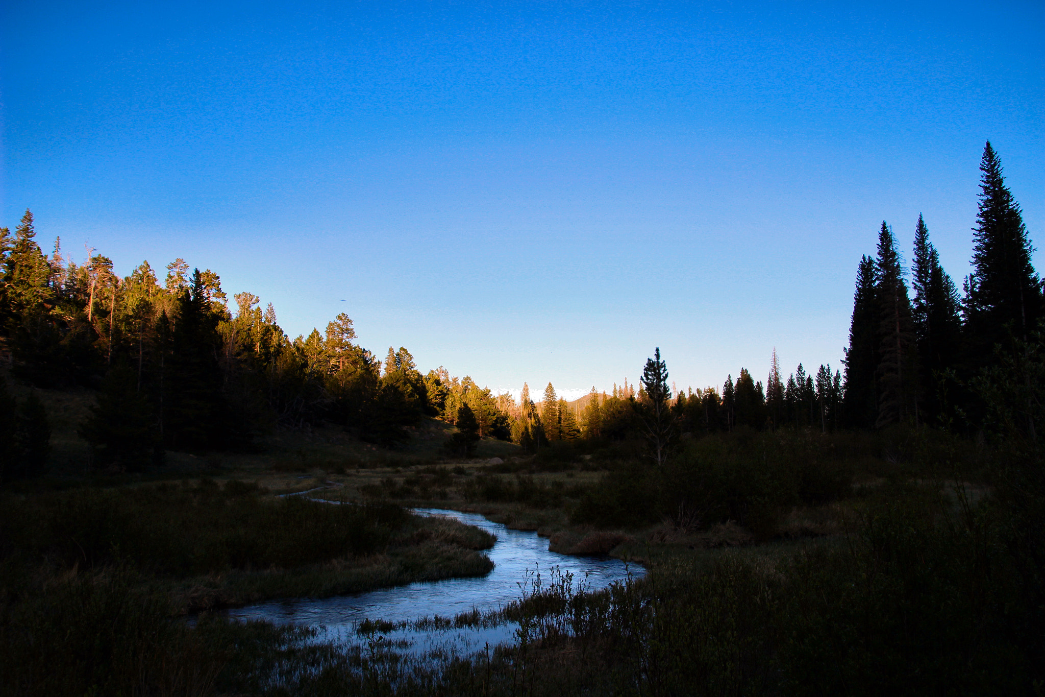Canon EOS 100D (EOS Rebel SL1 / EOS Kiss X7) sample photo. Hidden vally creek sunset photography