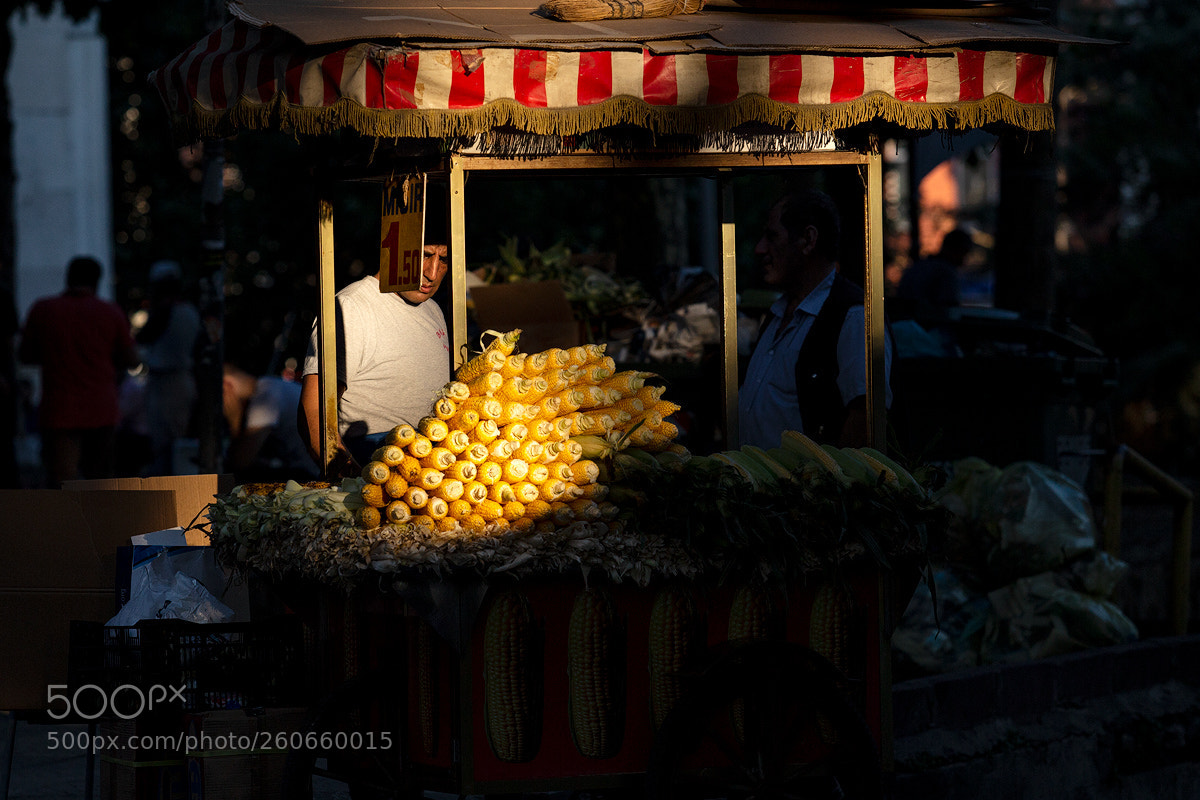 Canon EOS 6D sample photo. El vendedor de maiz photography
