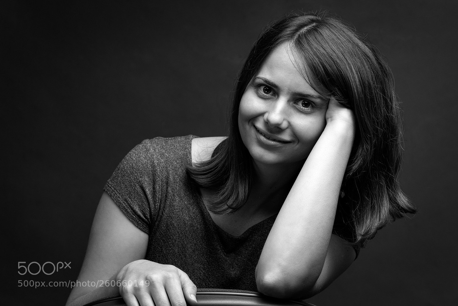 Nikon D750 sample photo. B&w portrait photography
