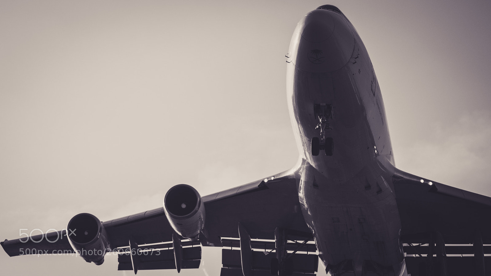 Canon EOS 80D sample photo. Saudi cargo 747-400 photography