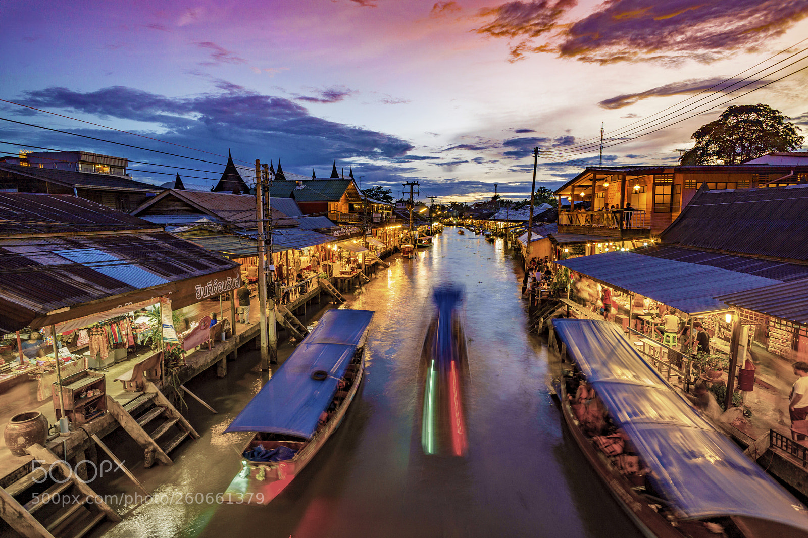 Sony a6000 sample photo. Amphawa floating market photography