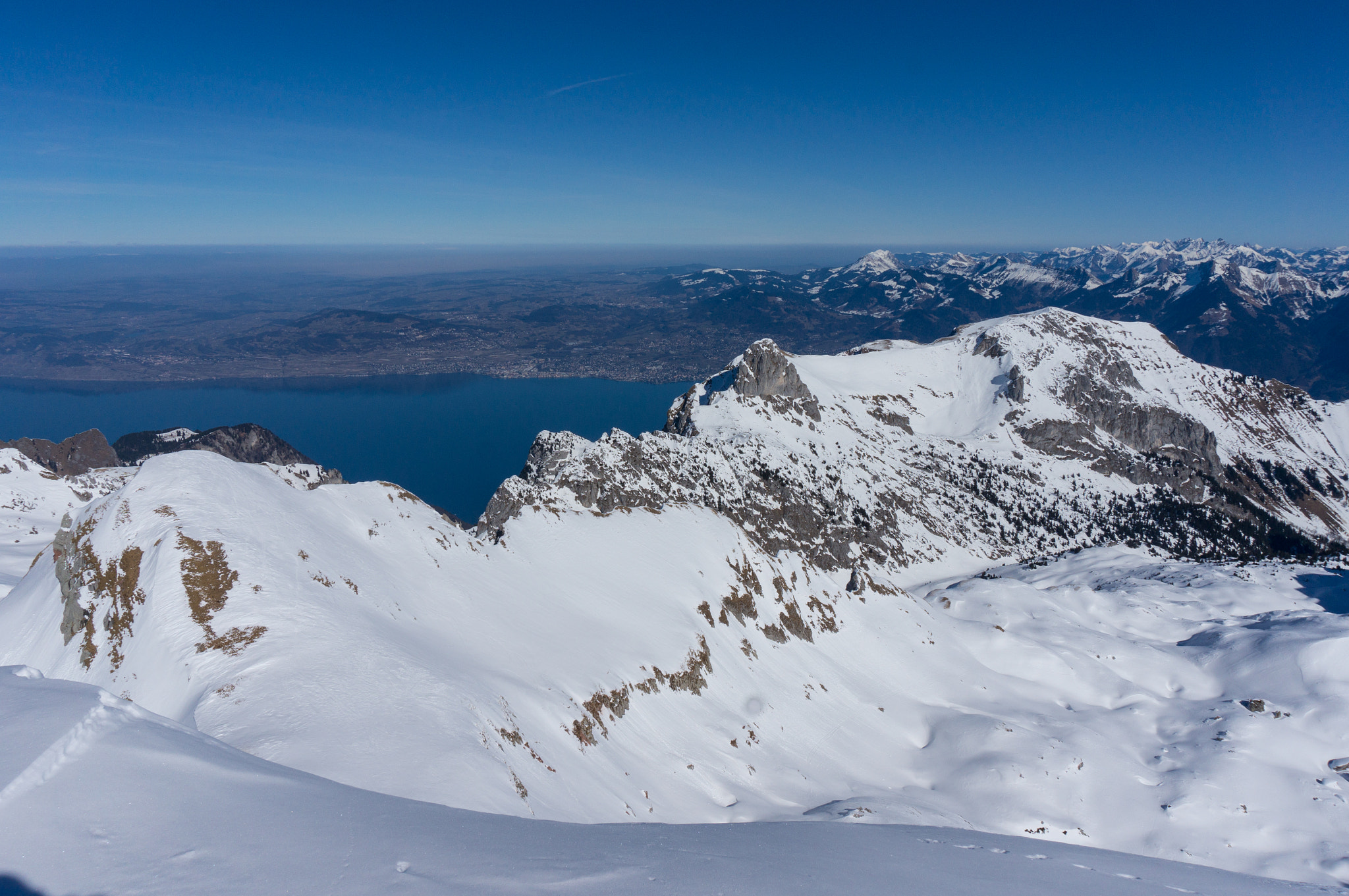 Sony Alpha NEX-6 sample photo. Cornettes de bises in winter photography