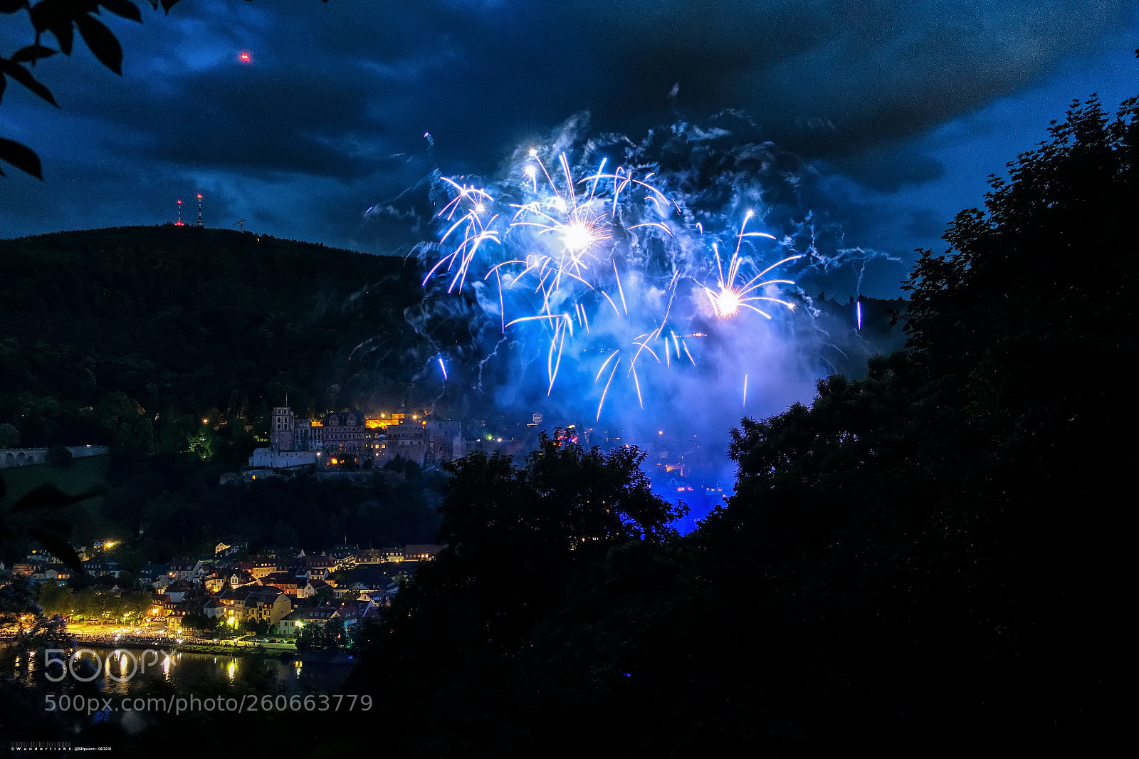 Sony Cyber-shot DSC-RX100 III sample photo. Fireworks over heidelberg i photography
