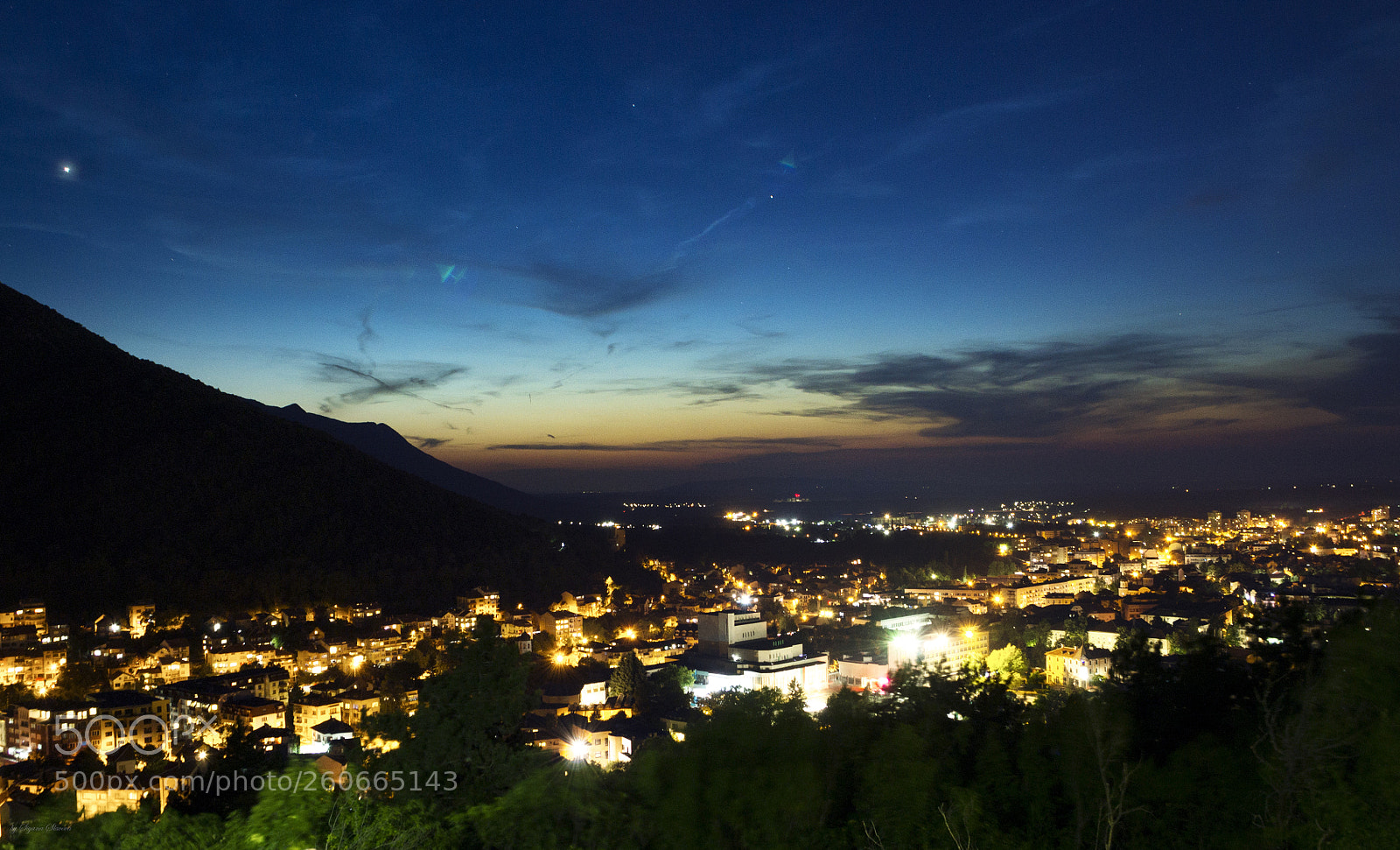 Nikon D3100 sample photo. Night in the city photography