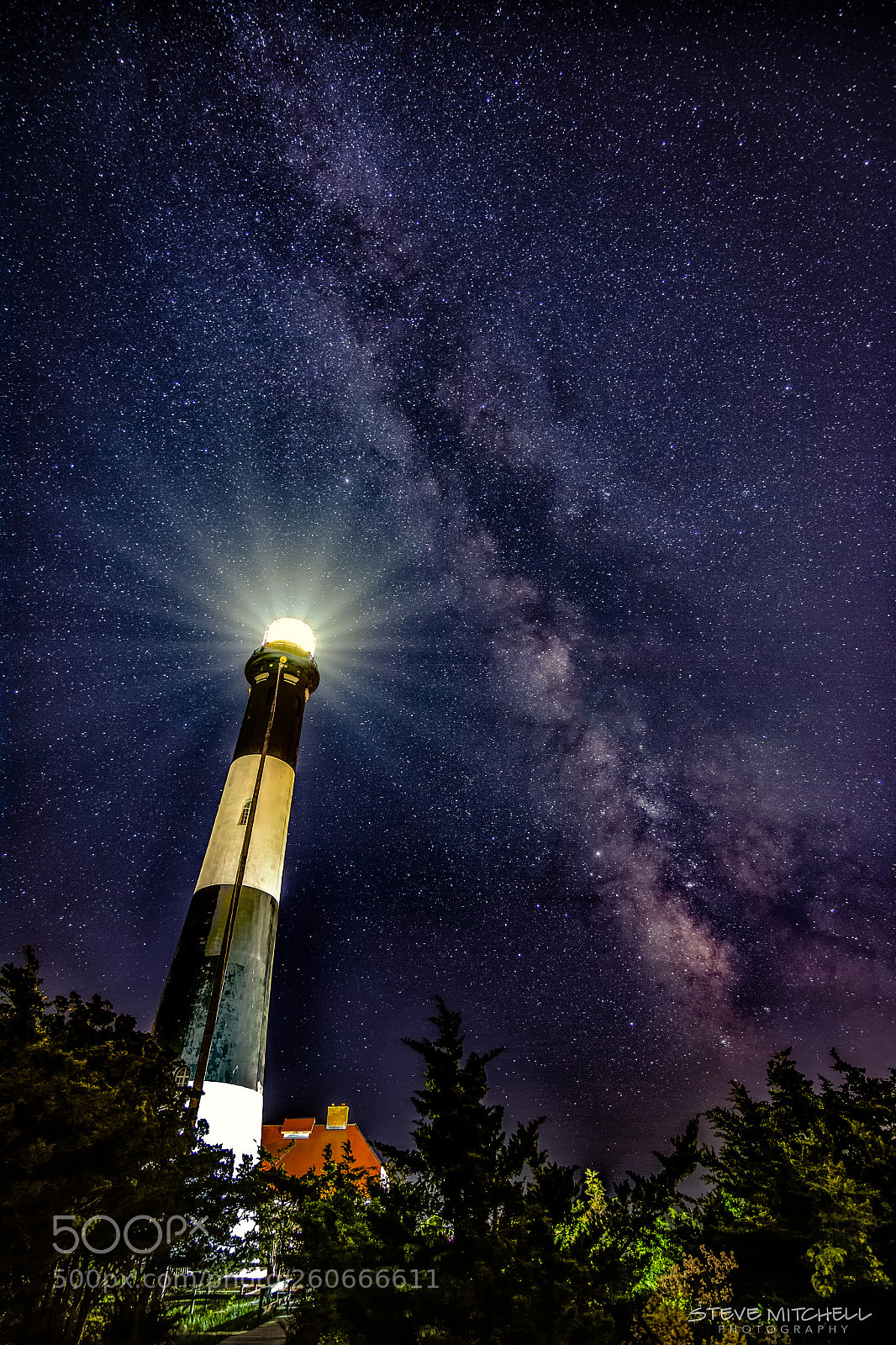 Canon EOS 70D sample photo. Lighthouse & the milky way photography