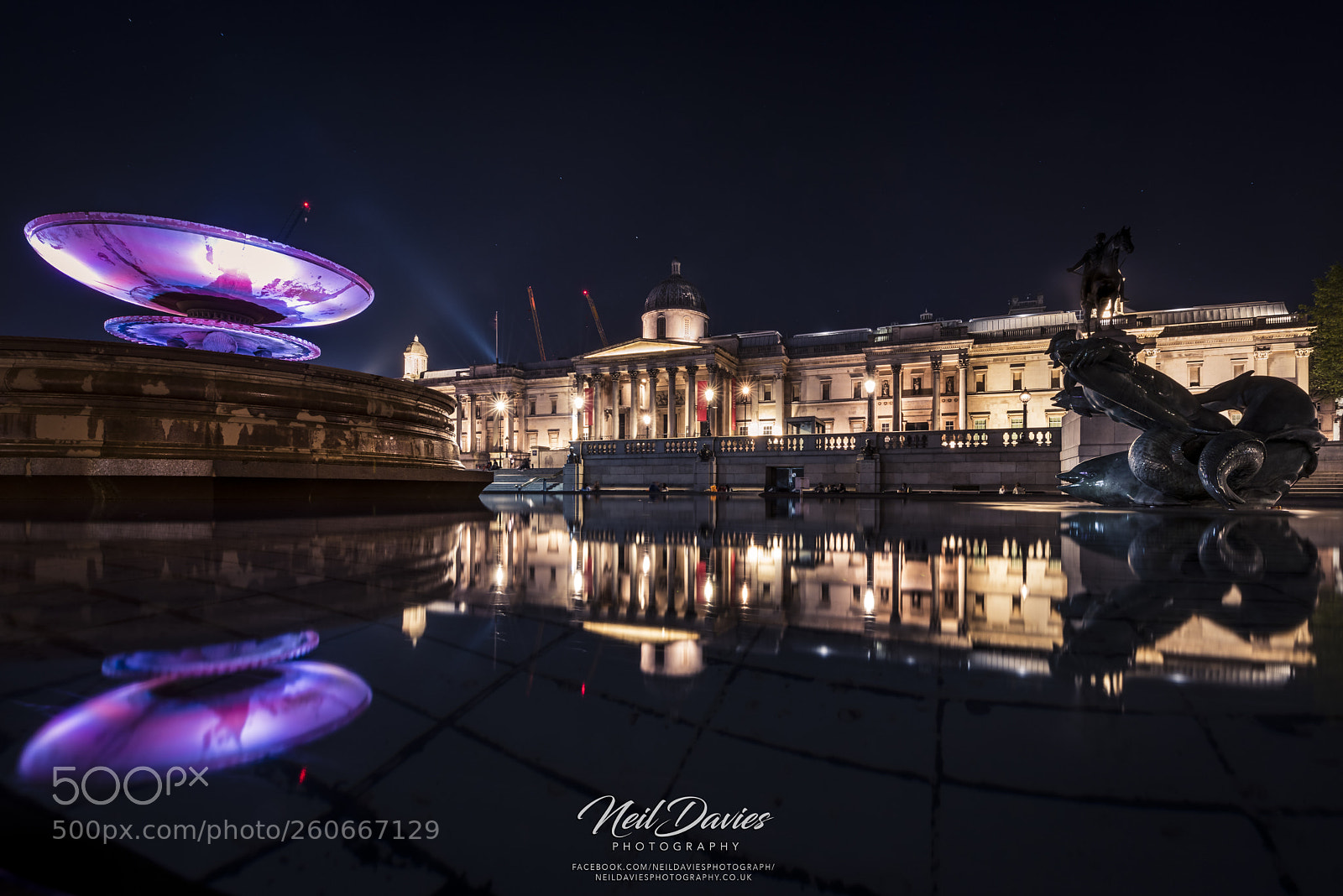 Nikon D810 sample photo. Trafalgar square photography
