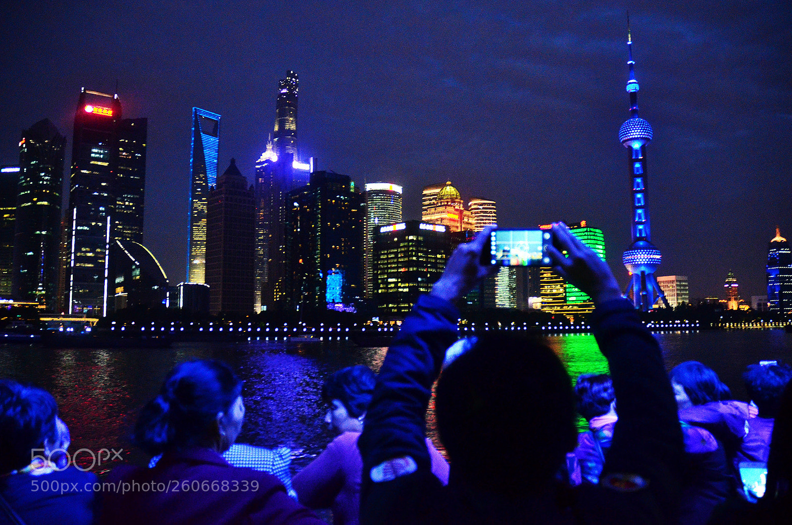Nikon D7000 sample photo. Night in huangpu river photography