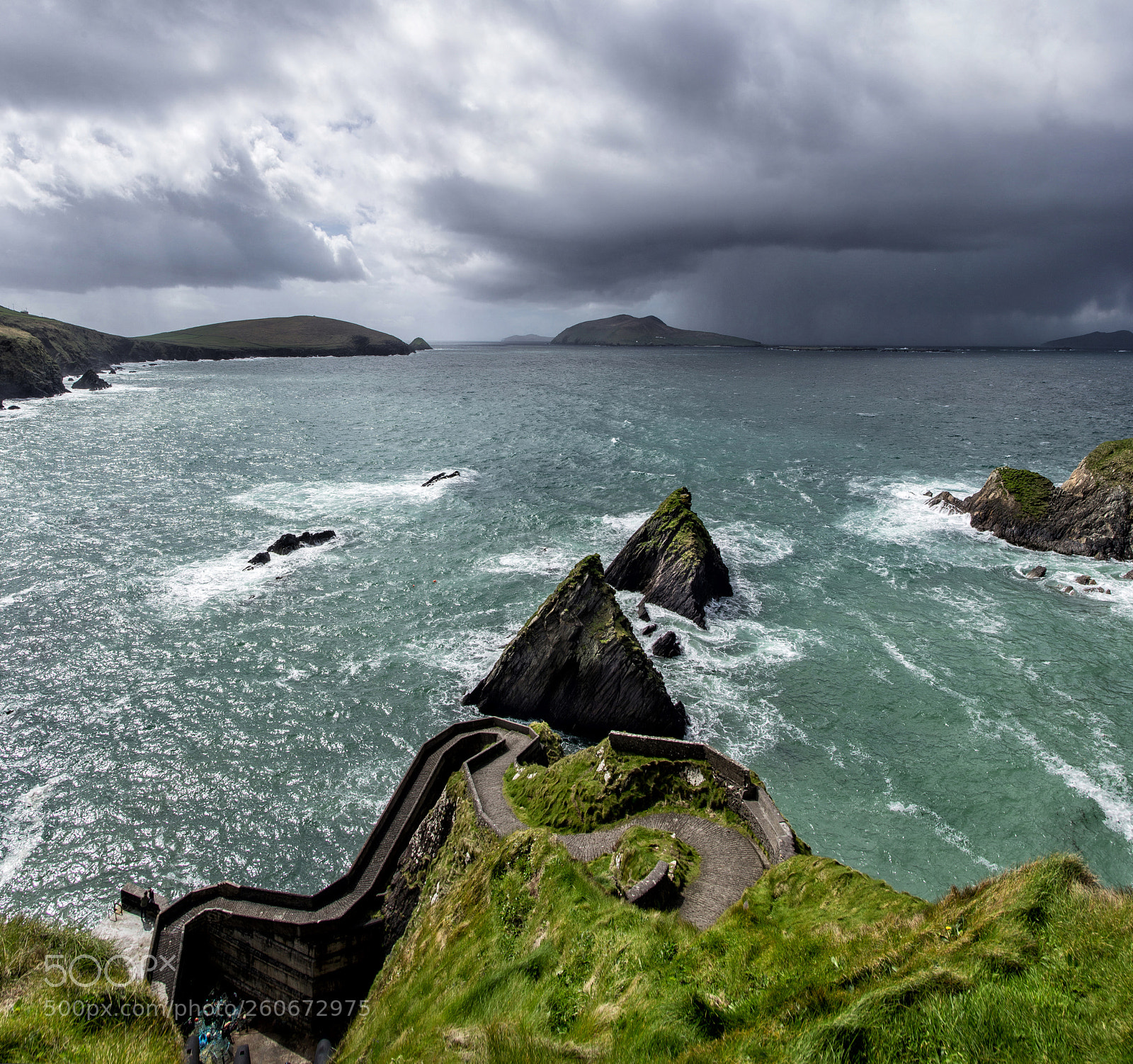 Pentax K-5 sample photo. Dunquin harbour view photography