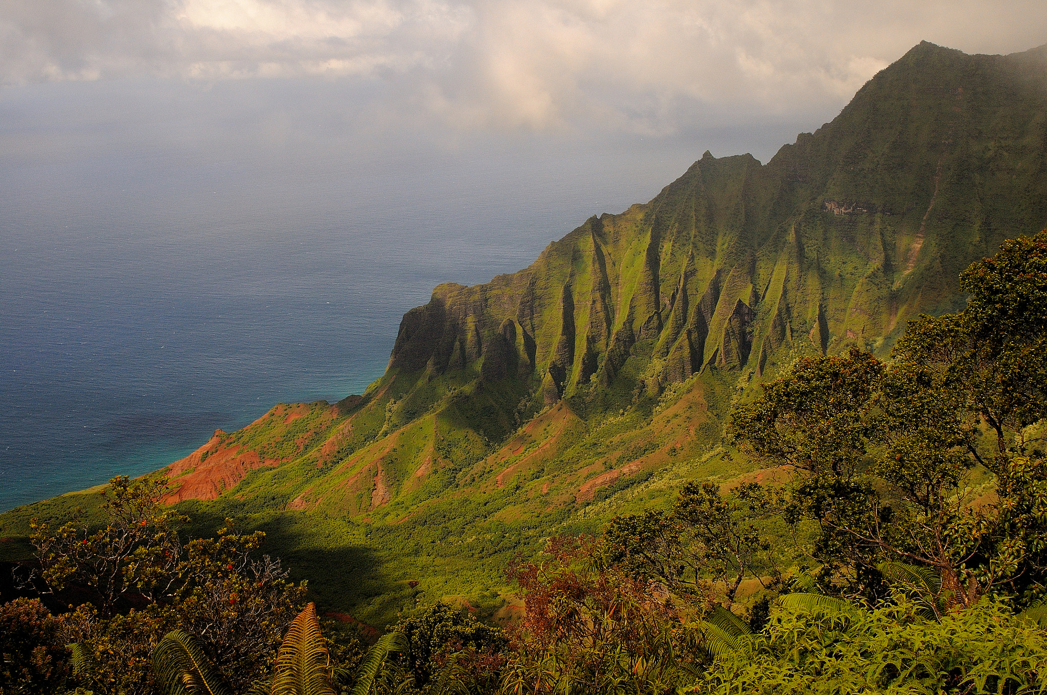 Nikon D300 sample photo. Kalalau valley kauai photography