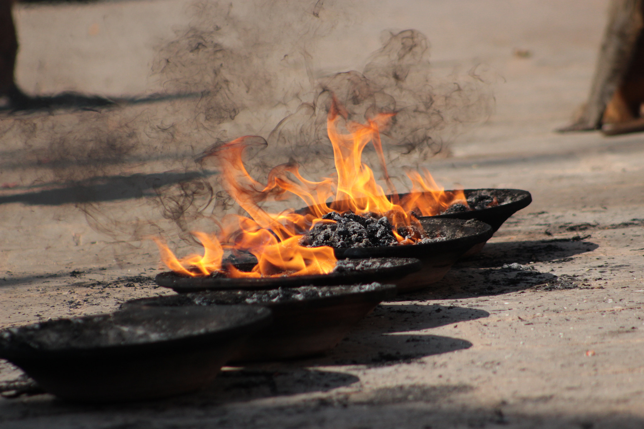 Canon EF 75-300mm f/4-5.6 sample photo. Fire photography