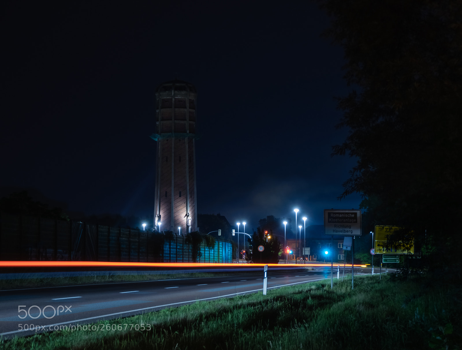 Nikon D90 sample photo. Wasserturm bei nacht photography