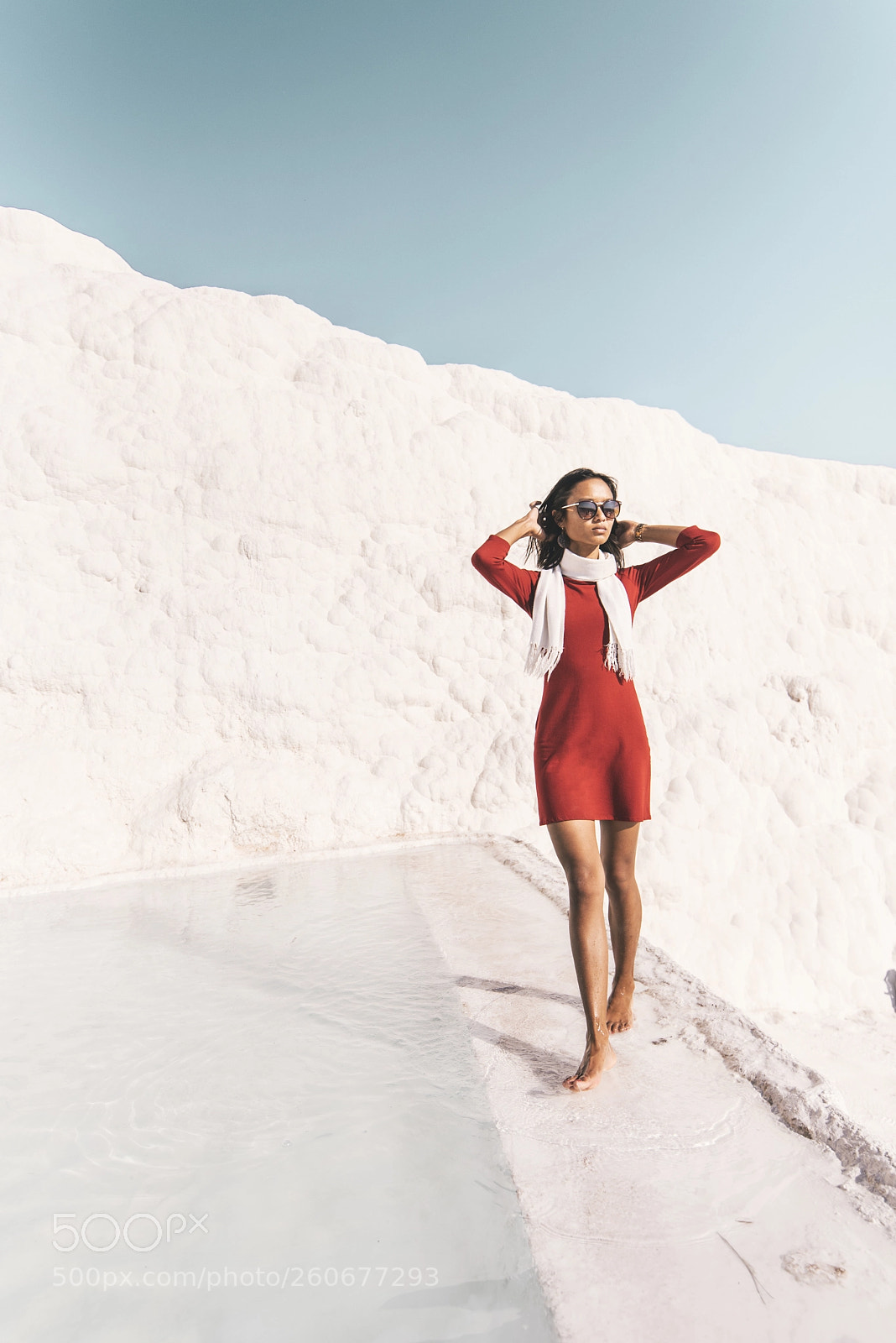 Nikon D750 sample photo. Girl in red dress photography