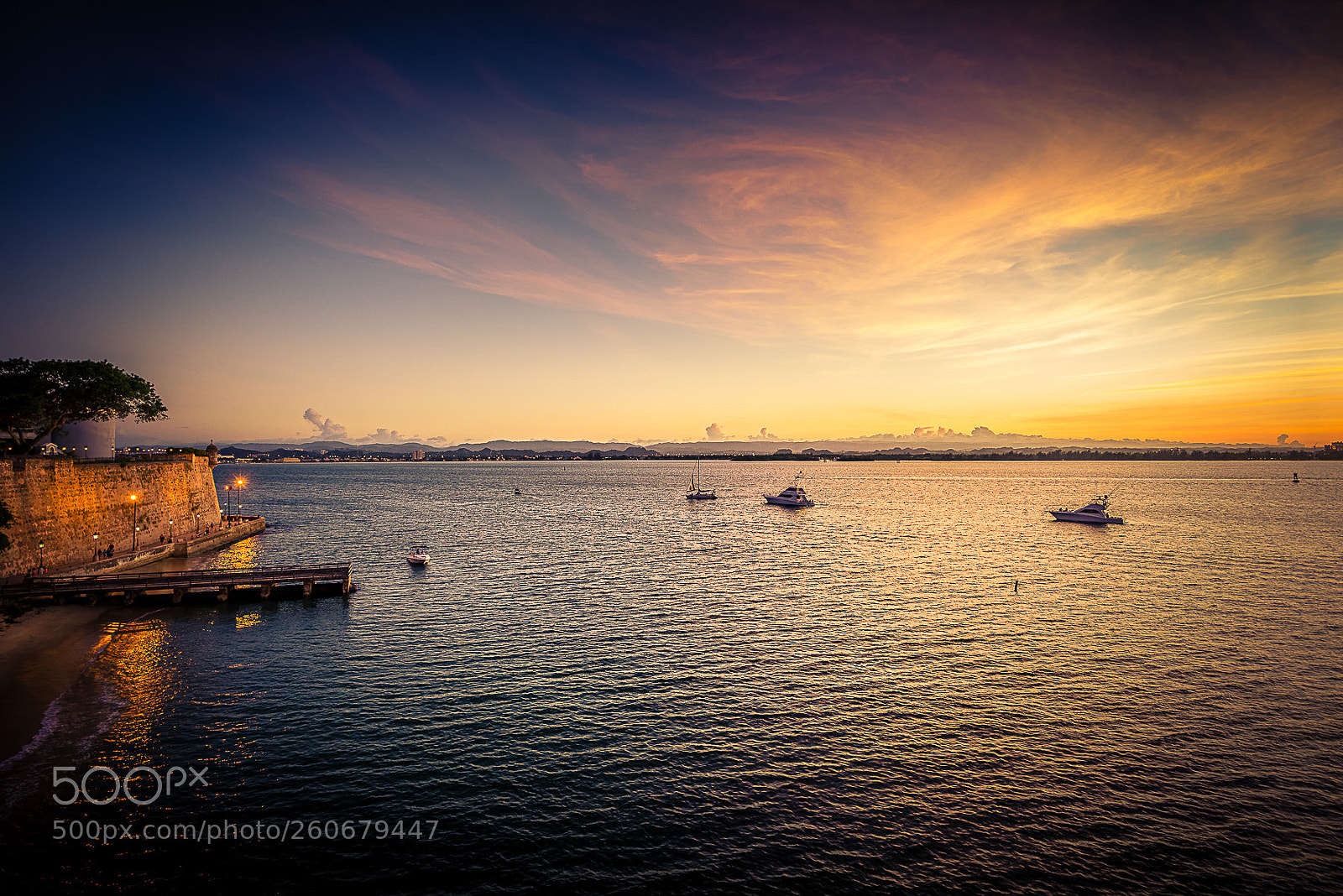 Nikon D610 sample photo. San juan bay sunset photography