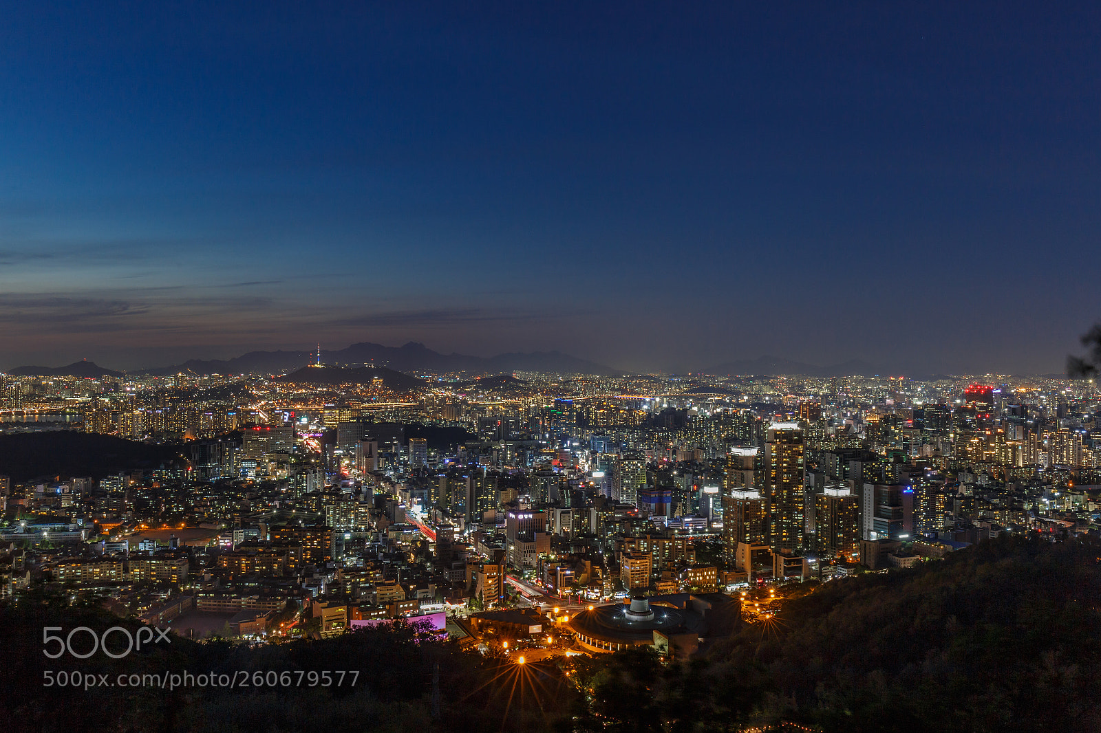 Canon EOS 6D sample photo. Seoul night view photography