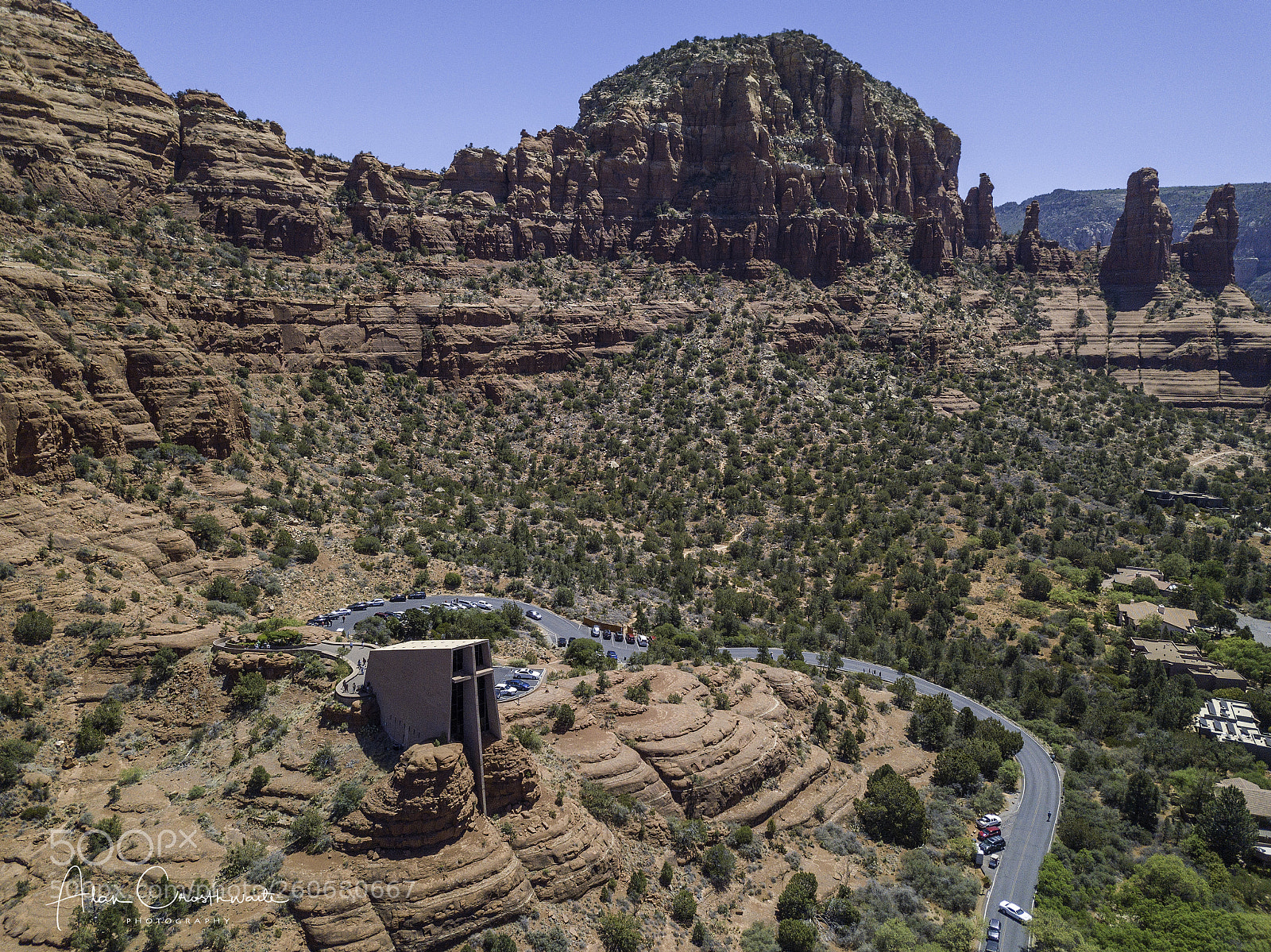 DJI FC220 sample photo. Chapel of the holy photography