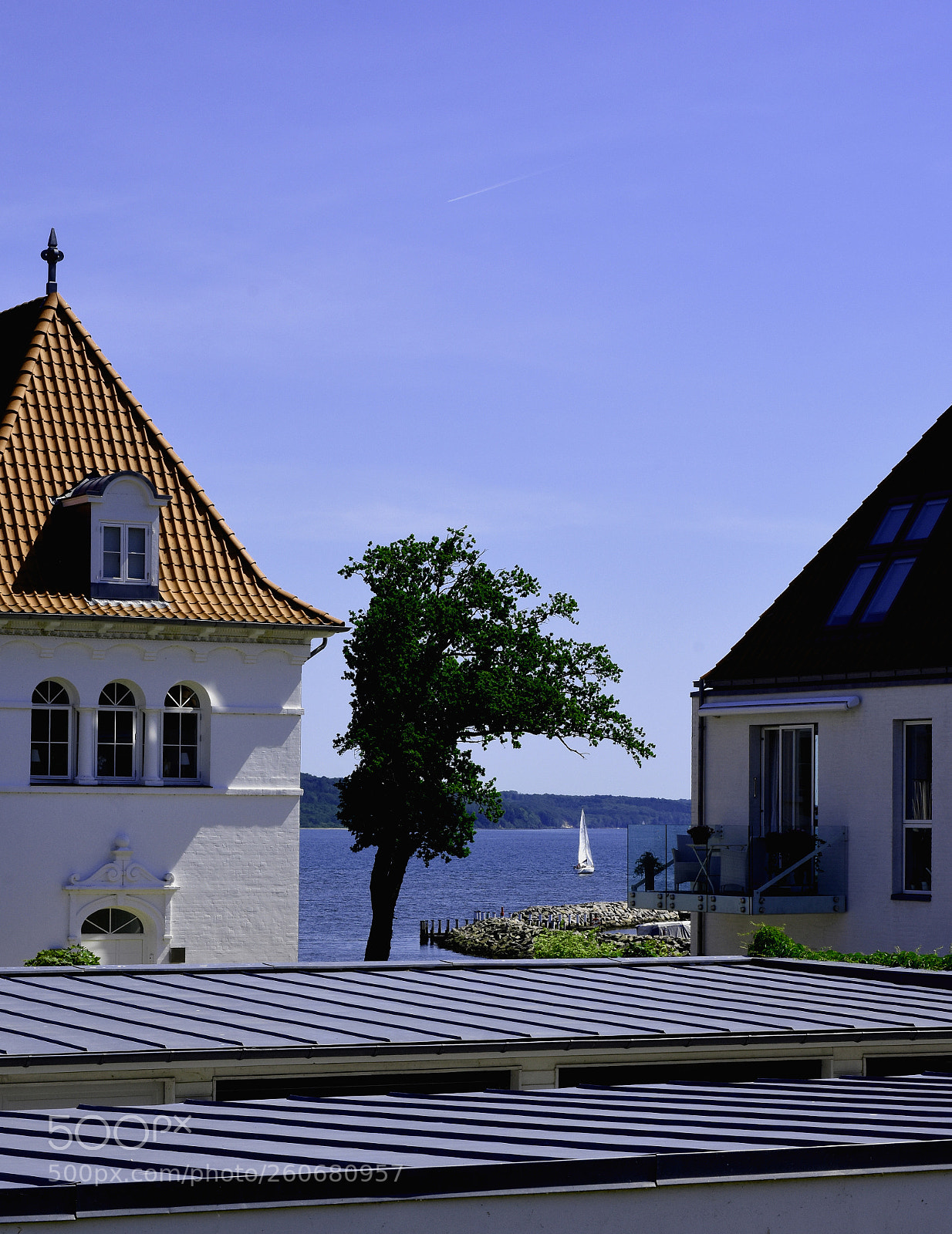 Nikon D7200 sample photo. Between maisons vejle fjord photography