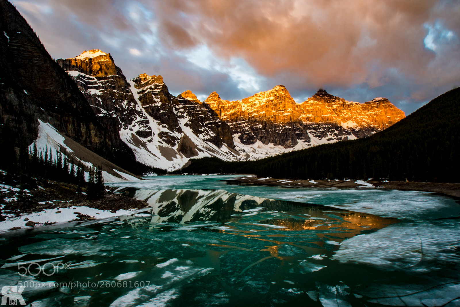 Sony SLT-A99V sample photo. Moraine lake sunrise photography