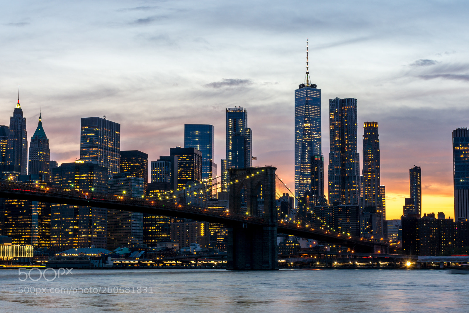 Nikon D7200 sample photo. Sunset dumbo view (nyc) photography