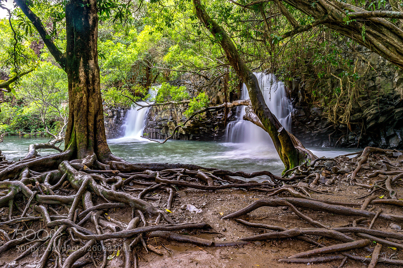 Nikon D5300 sample photo. Twin falls maui waterfall photography